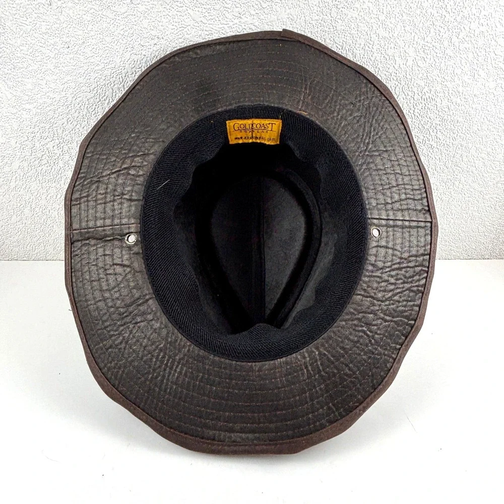 Gold Coast Sunwear Outback Safari‎ Hat Mens OS Brown Weathered Cotton